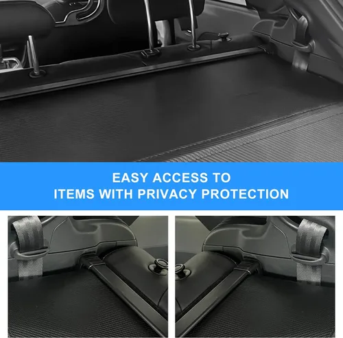 Vista 36 de AUXKO - Cubierta de carga retráctil para Lincoln MKX 2018-2016, cubierta de equipaje de maletero con protección de sombra para Lincoln Nautilus