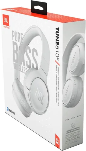 Vista 10 de JBL TUNE T510BT WIRELESS EAR PHONES, WHITE