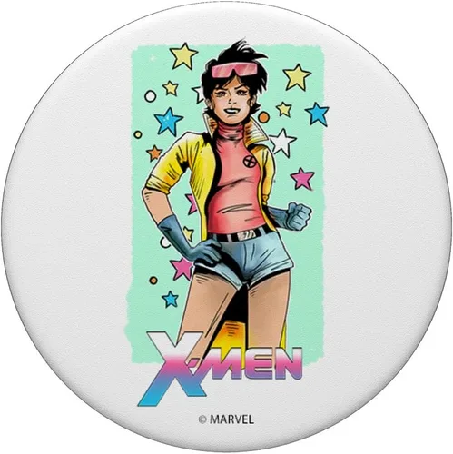 Vista 3 de Marvel X-Men Jubilee Retro Bubble Color Pop - PopSockets Grip y Stand para teléfonos y tabletas