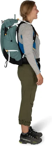 Vista 9 de Osprey Sirrus 24L - Mochila de senderismo para mujer, color gris Tunnel Vision Gris