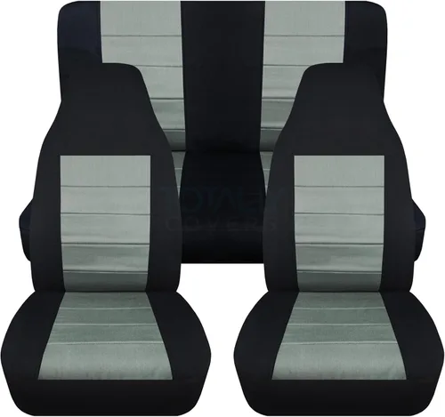 Vista 18 de Fundas para asientos de automóvil, Negro