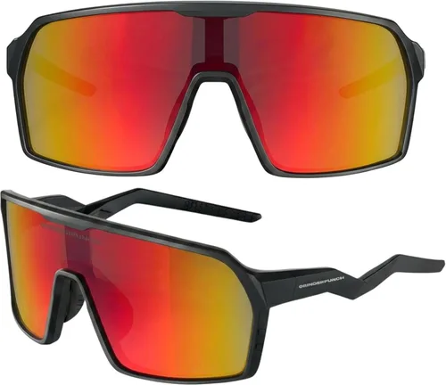 Vista 12 de grinderPUNCH Lentes de sol deportivos polarizados para hombres y mujeres, con protección UV, para béisbol, correr, ciclismo, esquí y pickleball