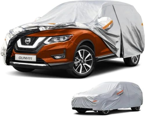 Vista 52 de GUNHYI - Funda para automóvil SUV de 7 capas, ajuste personalizado para BMW X1 (2010-2025), impermeable para todo tipo de clima, resistente