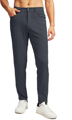 Vista 15 de G Gradual - Pantalones de golf elásticos para hombre con 6 bolsillos, ajustados, pantalones de vestir para hombre, para viajes, casuales, de trabajo