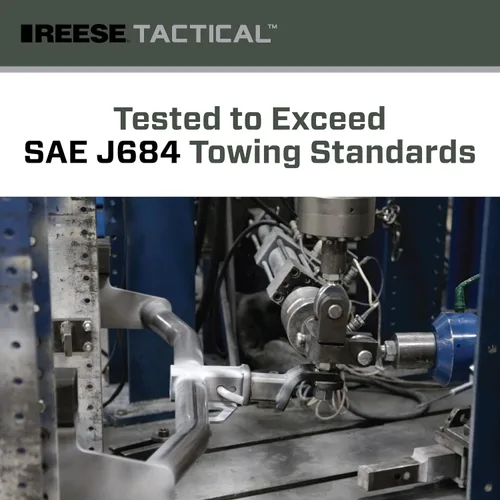 Vista 8 de Reese Interlock® Tactical™ Kit de inicio de montaje de bola de enganche de remolque, se adapta al receptor cuadrado de 2 pulgadas, caída de 2