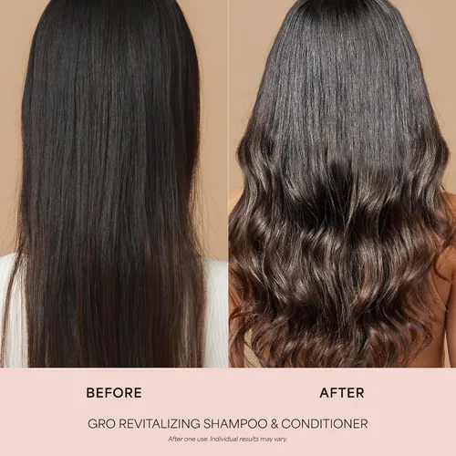 Vista 3 de VEGAMOUR GRO Champú Revitalizante, Apoya un Cabello más Grueso y de Aspecto más Abundante, Champú Formulado sin Sulfatos para Cabello Ralo
