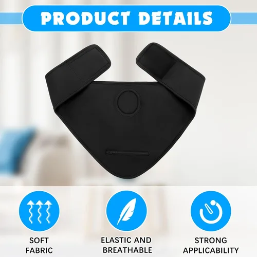 Vista 3 de Liitrsh 2 piezas de fundas para bolsas de ostomía, suministros de colostomía, envoltura de ostomía para hombres y mujeres, deportes, natación, ducha
