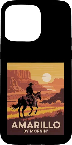 Vista 31 de Amarillo by Mornin Folk Style Western Country Music Case for iPhone 17