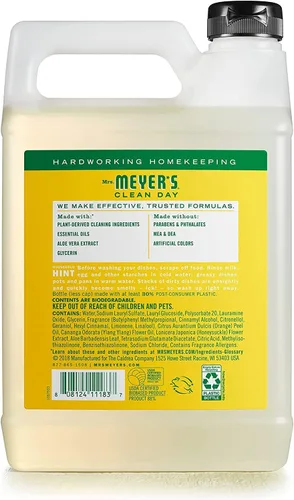 Vista 155 de Mrs. Meyer’s Clean Day - Detergente líquido para platos, aroma a lavanda, botella de 16 oz