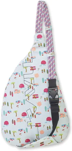 Vista 2 de KAVU Mini bolso de cuerda de algodón cruzado bandolera