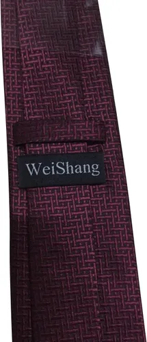 Vista 7 de WeiShang Lote de 6 corbatas clásicas de seda para hombre, corbatas tejidas jacquard