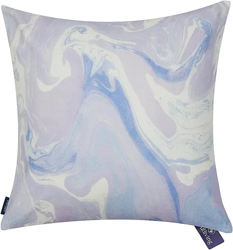 Vista 13 de Funda de almohada decorativa para sofá, funda de almohada Accent Carra, 12 x 24 pulgadas, hexagonal, geométrico, panal de abeja, azul marino