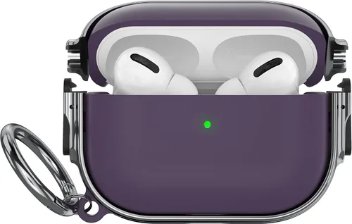 Vista 61 de Maxjoy Funda para AirPods 3 con cerradura, funda protectora rígida de 3ª generación para AirPod de 3ª generación para mujeres y hombres con llavero