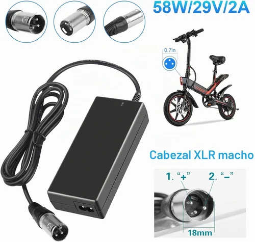 Vista 4 de 29V 2A para Cargador de Batería de 24V 2A para Scooter Golden Buzzaround Lite, Silla Eléctrica Jazzy, Pride Hoveround Mobility, Scooter Eléctrico