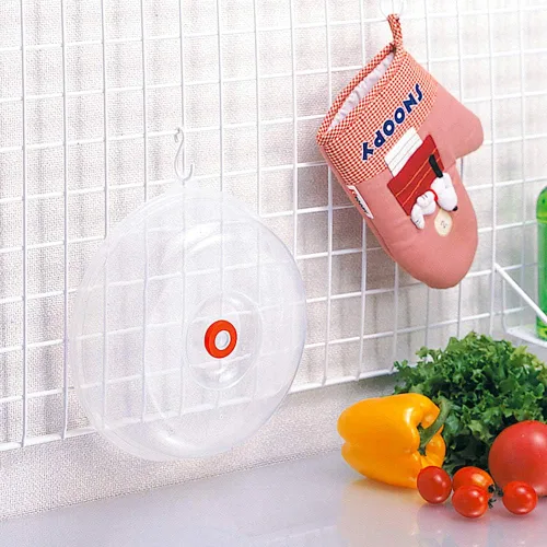 Vista 3 de KINGZHUO Cubierta para microondas de 9 pulgadas, placa protectora de alimentos sin BPA y protector de salpicaduras