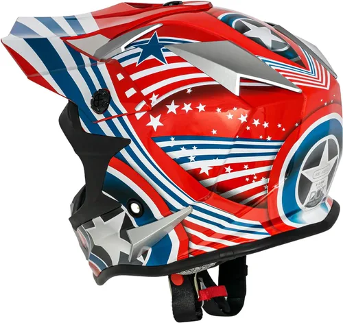 Vista 2 de VCAN VX38 Casco para adultos ATV Motocross todoterreno, bicicleta de tierra, motocicleta de descenso con gafa, aprobado por