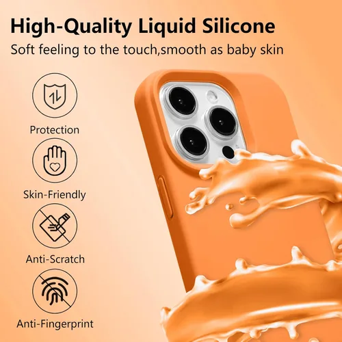 Vista 118 de Funda magnética de silicona para iPhone 13 Pro, color blanco antiguo [Compatible con Magsafe] [Forro de microfibra suave antiarañazos], funda