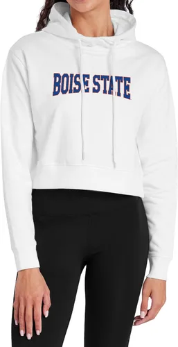 Vista 16 de Campus Lab Sudadera con capucha para mujer universitaria con licencia oficial de la colección Varsity White