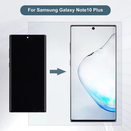Vista 6 de Pantalla TFT compatible con Samsung Galaxy Note10+ Note 10 Plus SM-N975U SM-N975F/DS 6.8 pulgadas, pantalla táctil LCD con herramientas de huellas