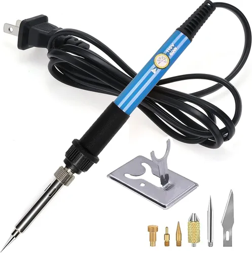 Vista 8 de Kit de Combustión de Madera, Juego de Herramienta de Combustión de Madera con Temperatura Ajustable 200~450 ℃ Kit de Pirografía para Adultos