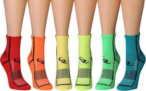 Vista 6 de RONNOX 12 pares de calcetines para correr y deportes atléticos para mujer