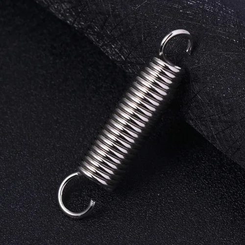 Vista 4 de 2 piezas de resorte de pedal de tambor de acero inoxidable para piezas de instrumentos de percusión, herramienta de llave de tambor, accesorios