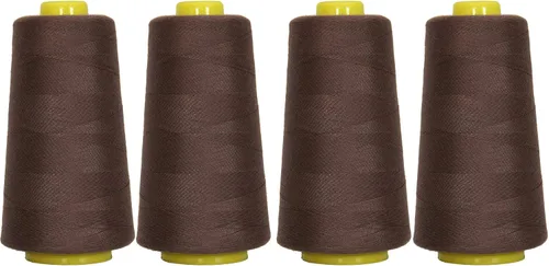Vista 84 de Threadart Hilo Serger - Costura Poliéster - 2750 Yard Cono 40/2 - Aguamarina Polyester serger thread for overlock sewing, seams and garment