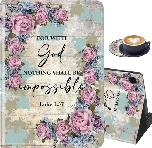 Vista 12 de Funda y posavasos para Samsung Galaxy Tab A7 Lite 2021, soporte ajustable a prueba de golpes para Samsung Tab A7 Lite de 8.7 pulgadas