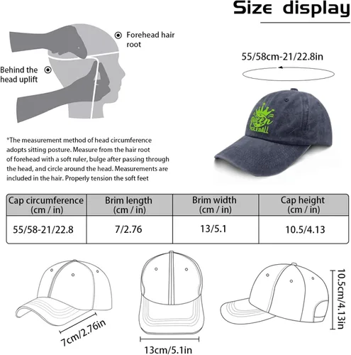 Vista 3 de Gorra Queen Pickleball Dad Hats, gorra vintage para hombre