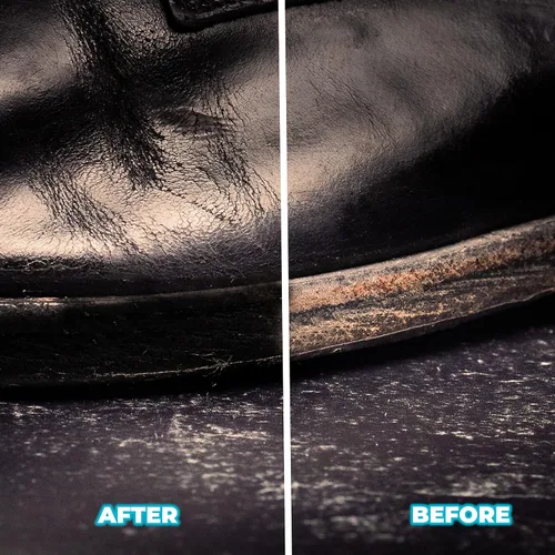Vista 4 de Zoes - Revestimiento de suela y talón, esmalte de borde negro para zapatos de vestir y bordes de botas, fabricado en Estados Unidos