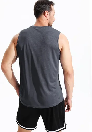 Vista 4 de NELEUS Camiseta sin mangas Dry Fit para hombre