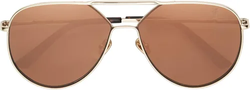 Vista 5 de Frye Evie - Gafas de sol para mujer, color dorado, 2.362in, Oro, 60mm