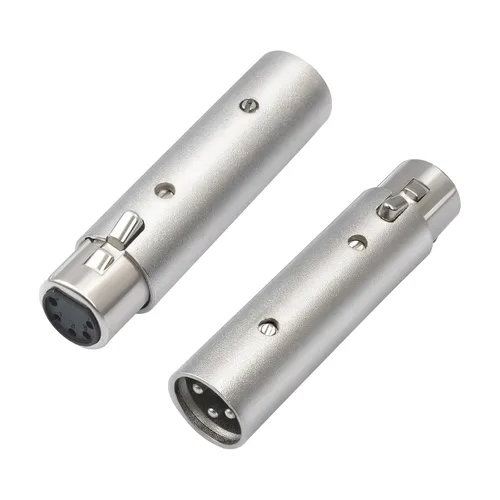 Vista 14 de Paquete de 2 adaptadores TRS a XLR de 1/4, adaptador equilibrado de 1/4 de pulgada macho a XLR macho para mezclador, micrófono
