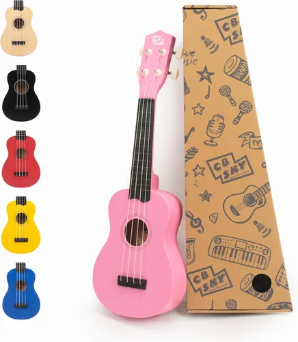 Vista 9 de Ukelele soprano 21"/53cm para niños, principiantes y estudiantes (negro)