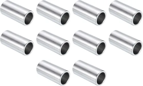 Vista 62 de uxcell 10 piezas de espaciador de acero inoxidable de 3/8" de diámetro interno x 3/4" de diámetro exterior x 1" de longitud, espaciador de rosca