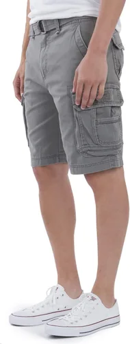Vista 3 de Unionbay Survivor pantalones cortos de cargo con cinturón para hombre