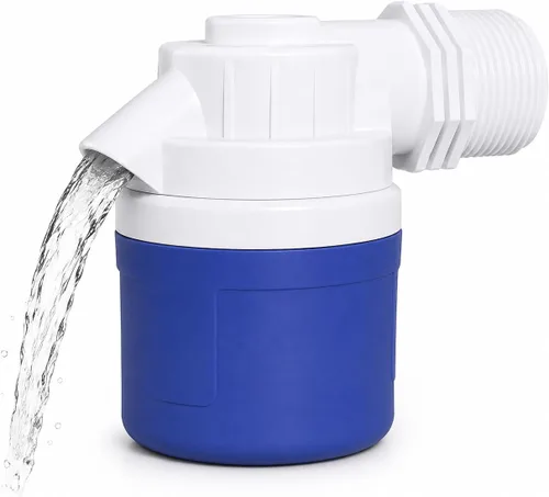 Vista 8 de Válvula de flotador de agua automática roscada NPT de 1 pulgada, válvula de control automático de nivel de agua de PVC resistente para canal de agua