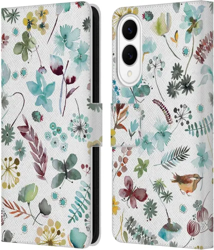 Vista 118 de Head Case Designs Officially Licensed Ninola Butterfly Nature Spring Floral Leather Wallet Case Compatible with Samsung Galaxy A07 4G