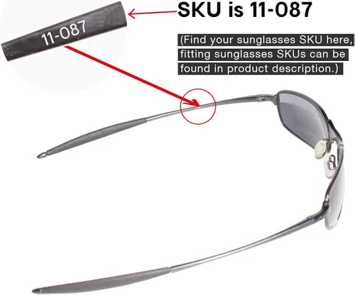 Vista 4 de Walleva Replacement Lenses for Oakley Square Wire 20 Sunglasses - 9 Options Available
