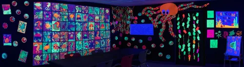 Vista 7 de UCreate Tablero de póster con revestimiento de neón, 5 colores surtidos, 11 Varios
