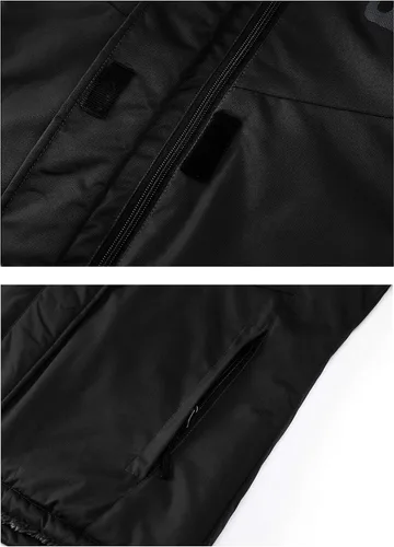 Vista 7 de Chaqueta de esquí impermeable para mujer, resistente al viento, con aislamiento de forro polar