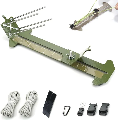 Vista 9 de KOKKOYA Kit de fabricación de collar de perro con plantilla de cuerda de Verde militar