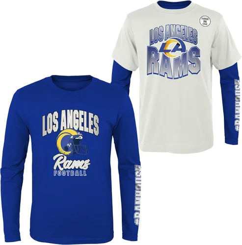 Vista 35 de NFL Conjunto de 3 Camisetas y Camisas de Manga Larga para Niños y Jóvenes 8-20, Colores del Equipo del Día del Juego