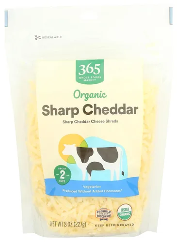 Vista 3 de 365 by Whole Foods Market, Queso Cheddar Orgánico en Rebanada Suave, 6 onzas