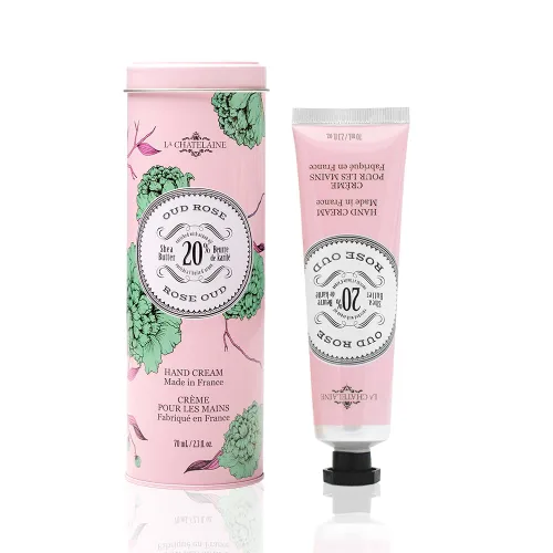 Vista 3 de La Chatelaine Crema de Manos de Mantequilla de Karité, Fabricada en Francia, Ingredientes Naturales y Orgánicos, 70ml / 2.3 oz, Estuche de Regalo