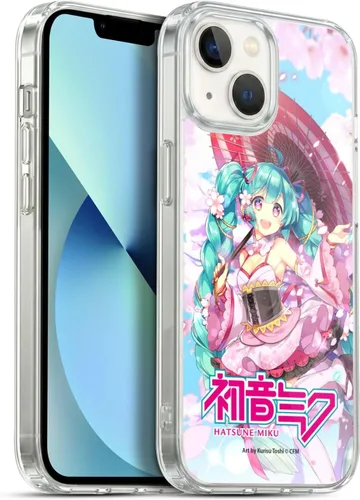 Vista 227 de Head Case Designs Licencia Oficial Hatsune Miku Gráficos Lindos Carcasa de Gel [Protección de Grado Militar] Compatible con Apple iPhone 7