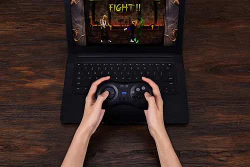 Vista 7 de 8Bitdo M30 Wireless Bluetooth Controller Retro Gamepad for Switch, PC Windows, MacOS, Android, Raspberry Pi with Sega Genesis & Sega Mega Drive