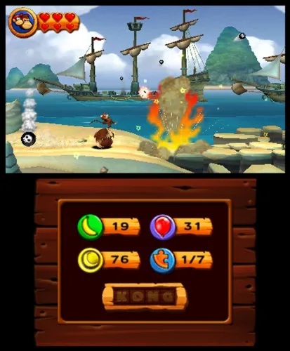 Vista 4 de Nintendo Selects Donkey Kong Country Returns 3D