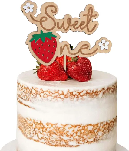 Vista 8 de Peach One - Decoración de pastel de madera con temática de durazno, decoración de primera fiesta de cumpleaños, suministros de fiesta de dulce