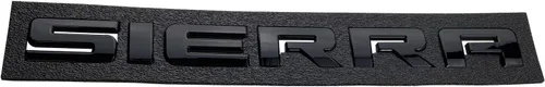 Vista 6 de 1x Emblema Cromado Sierra COMPATIBLE CON GMC Puerta Trasera Portón Trasero PORTÓN ELEVADOR Insignia Letras Nombre 3D Realzado Adhesivo Fuerte